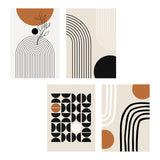 Maxbell Canvas Prints Wall Picture Accessories Geometric for Kitchen Home Decor A (No Frame)