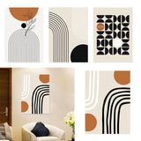 Maxbell Canvas Prints Wall Picture Accessories Geometric for Kitchen Home Decor A (No Frame)