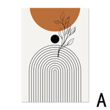 Maxbell Canvas Prints Wall Picture Accessories Geometric for Kitchen Home Decor A (No Frame)