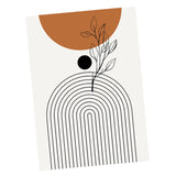 Maxbell Canvas Prints Wall Picture Accessories Geometric for Kitchen Home Decor A (No Frame)