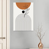 Maxbell Canvas Prints Wall Picture Accessories Geometric for Kitchen Home Decor A (No Frame)