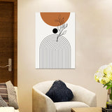 Maxbell Canvas Prints Wall Picture Accessories Geometric for Kitchen Home Decor A (No Frame)