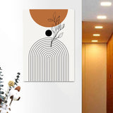 Maxbell Canvas Prints Wall Picture Accessories Geometric for Kitchen Home Decor A (No Frame)