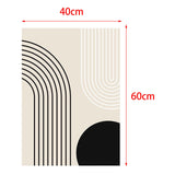 Maxbell Canvas Prints Wall Picture Accessories Geometric for Kitchen Home Decor B (No Frame)