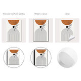 Maxbell Canvas Prints Wall Picture Accessories Geometric for Kitchen Home Decor B (No Frame)