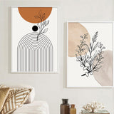 Maxbell Canvas Prints Wall Picture Accessories Geometric for Kitchen Home Decor B (No Frame)