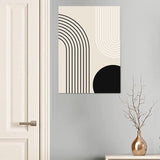 Maxbell Canvas Prints Wall Picture Accessories Geometric for Kitchen Home Decor B (No Frame)