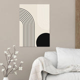 Maxbell Canvas Prints Wall Picture Accessories Geometric for Kitchen Home Decor B (No Frame)