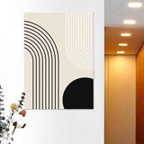 Maxbell Canvas Prints Wall Picture Accessories Geometric for Kitchen Home Decor B (No Frame)