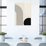 Maxbell Canvas Prints Wall Picture Accessories Geometric for Kitchen Home Decor B (No Frame)