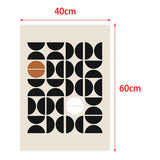 Maxbell Canvas Prints Wall Picture Accessories Geometric for Kitchen Home Decor C (No Frame)