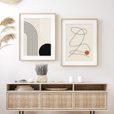 Maxbell Canvas Prints Wall Picture Accessories Geometric for Kitchen Home Decor D (No Frame)