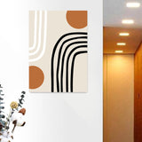 Maxbell Canvas Prints Wall Picture Accessories Geometric for Kitchen Home Decor D (No Frame)