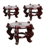 Maxbell Flowerpot Stand Base Home Decoration Shelf Fishbowl Bracket for Lawn Garden S