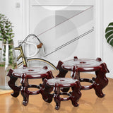 Maxbell Flowerpot Stand Base Home Decoration Shelf Fishbowl Bracket for Lawn Garden S