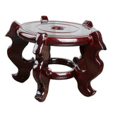 Maxbell Flowerpot Stand Base Home Decoration Shelf Fishbowl Bracket for Lawn Garden L