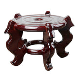 Maxbell Flowerpot Stand Base Home Decoration Shelf Fishbowl Bracket for Lawn Garden L