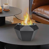 Maxbell Tabletop Fireplace Indoor Fire Pit Centerpiece Home Party Outdoor Garden Black