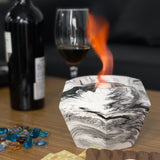 Maxbell Tabletop Fireplace Indoor Fire Pit Centerpiece Home Party Outdoor Garden Ink Painting