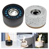 Maxbell Tabletop Alcohol Fireplace Household Decorative Smokeless Personal for Home White