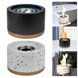 Maxbell Tabletop Alcohol Fireplace Household Decorative Smokeless Personal for Home White