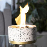 Maxbell Tabletop Alcohol Fireplace Household Decorative Smokeless Personal for Home White