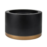 Maxbell Tabletop Alcohol Fireplace Household Decorative Smokeless Personal for Home Black