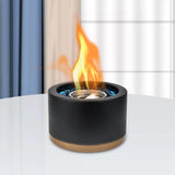 Maxbell Tabletop Alcohol Fireplace Household Decorative Smokeless Personal for Home Black
