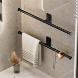 Maxbell Towel Rack Accessories Hanger Hotel Door Hanging Kitchen Bath Wall Mount 35cm