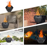 Maxbell Tabletop Fire Pit Fireplace Creative Fire Bowl for Balcony Party Festivals