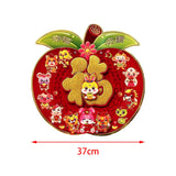 Maxbell Lunar New Year Chinese New Year Door Stickers Flocking Charms for Wedding B