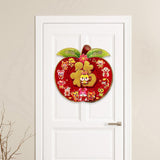 Maxbell Lunar New Year Chinese New Year Door Stickers Flocking Charms for Wedding B