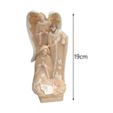 Maxbell Jesus Birth Figurine Art Craft Sculptu for Cabinet Birthday Gift Home Decor