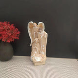 Maxbell Jesus Birth Figurine Art Craft Sculptu for Cabinet Birthday Gift Home Decor