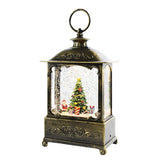 Maxbell Glittering Christmas Music Box Lantern Rotating for Indoor Home Decoration Christmas Tree
