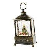 Maxbell Glittering Christmas Music Box Lantern Rotating for Indoor Home Decoration Christmas Tree