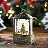 Maxbell Glittering Christmas Music Box Lantern Rotating for Indoor Home Decoration Christmas Tree