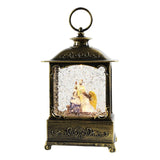 Maxbell Glittering Christmas Music Box Lantern Rotating for Indoor Home Decoration Jesus