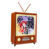 Maxbell Cute Christmas Music Box Lantern Snowing Light Ornament Decor Birthday