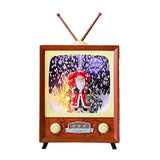 Maxbell Cute Christmas Music Box Lantern Snowing Light Ornament Decor Birthday