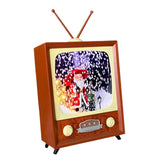 Maxbell Cute Christmas Music Box Lantern Snowing Light Ornament Decor Birthday