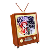 Maxbell Cute Christmas Music Box Lantern Snowing Light Ornament Decor Birthday