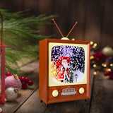 Maxbell Cute Christmas Music Box Lantern Snowing Light Ornament Decor Birthday