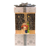 Maxbell Christmas Music Box Lantern Christmas Scene for Home Decor Birthday Gift White