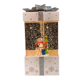 Maxbell Christmas Music Box Lantern Christmas Scene for Home Decor Birthday Gift White