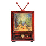 Maxbell Christmas Music Box Lantern Christmas Scene for Home Decor Birthday Gift Snowman Adjustable