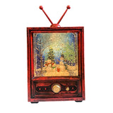 Maxbell Christmas Music Box Lantern Christmas Scene for Home Decor Birthday Gift Snowman Adjustable