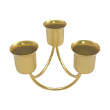 Maxbell Pillar Candle Holder Candelabra Decorative 3 Arms Candlestick Desk Ornament Aureate