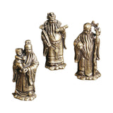 Maxbell Fu Lu Shou Statue Fuk Luk Sau Figurine Lucky Immortals Ornaments for Hotel