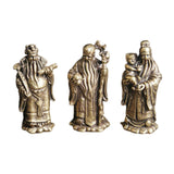 Maxbell Fu Lu Shou Statue Fuk Luk Sau Figurine Lucky Immortals Ornaments for Hotel